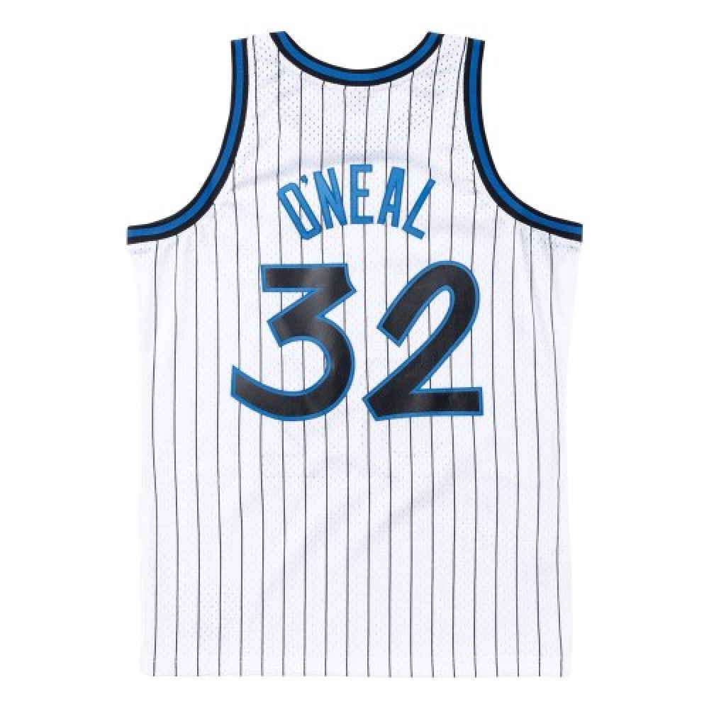 Men's Orlando Magic Shaquille O'Neal #32 Throwback White 93-94 Hardwood Classics Jersey-Pro Kit Vault | Brand New 26/27 Sports Jerseys